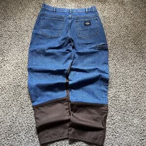 Dickies Pants Mens 36x30 Double Knee Upland Hunting Brush Canvas Jeans